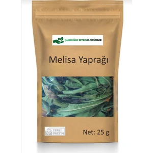 Çalıkoğlu Bitkisel Ürünler Melisa Yaprağı (Limon Kokulu) 25 gr