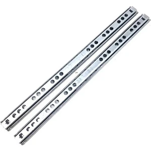 Teleskopik Bilyalı Çekmece Rayı En:17 mm Boy:31 cm