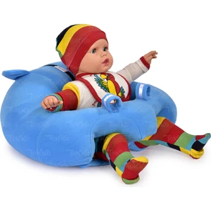 Bebek   Oturma Destek Minderi - Bebek Koltuğu - Büyük Bebek Oturağı   Mavi