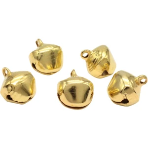 Hedef Bijuteri 25 Adet 12MM Gold Renk Kulplu Zil,çan,çıngırak,metal Amigurumi Zili,takı Aksesuar Yapımı