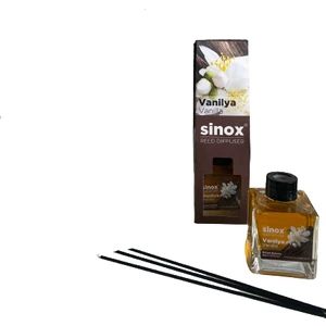 Bambu Çubuklu Vanilya Oda Ofis Banyo Kokusu 120 ml Yüksek Esans Kalıcı Koku