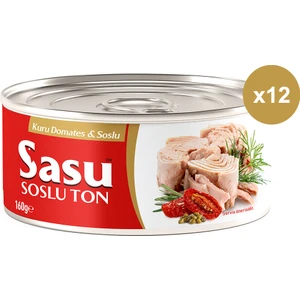 Kuru Domatesli & Soslu Ton Balığı 12X160G Bütün Dilim