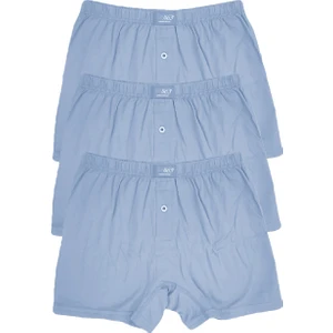 Erkek Pamuklu Penyesi Suprem Rahat Pacalı Renklı Dugmelı Boxer