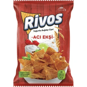 Rivos Yoğurtlu Buğday Cipsi (Acı Ekşi) 56 gr