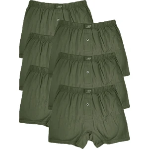 Erkek Pamuklu Penyesi Suprem Rahat Pacalı Renklı Dugmelı Boxer