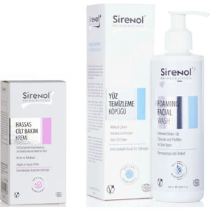 Natural Hassas Cilt Bakım Kremi 60ML ve Cadı Fındığı Yüz Temizleme Köpüğü 250ML