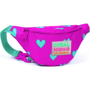 Coral High Kids Bel Çantası Kalp Desenli  Pembe  Kız Çocuk 22573