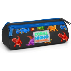 Coral High Kids Ejderha Desenli Üç Bölmeli Kalem Çantası  Erkek