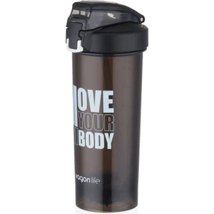 700 ml Siyah Pipetli Shaker Matara