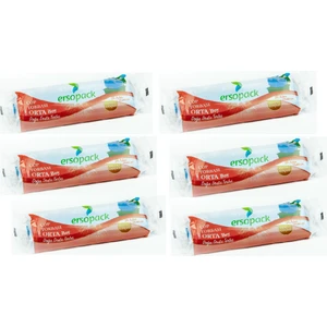 Evsel Orta Çöp Torbası  55 x 60 cm 6 Rulo 120'li Çöp Poşeti
