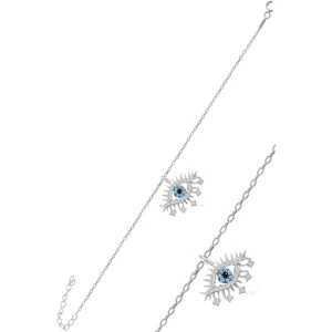 Söğütlü Silver Gümüş Rodyumlu Zirkon Taşlı Lareyn Bileklik