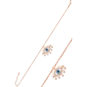 Söğütlü Silver Gümüş Rose Zirkon Taşlı Lareyn Bileklik