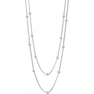 Söğütlü Silver Gümüş Rodyumlu 100 cm Top Top Zincir