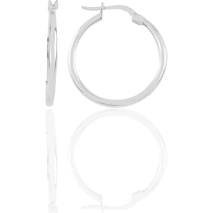 Söğütlü Silver Gümüş  23 mm Şarnel Halka Küpe