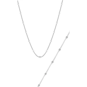 Söğütlü Silver Gümüş Rodyumlu Pullu Gurmet Kolye Bileklik Seti