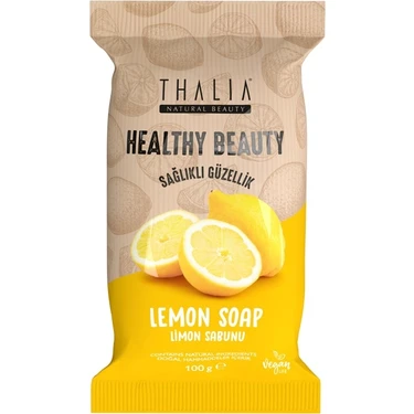 Thalia Yağ Dengeleyici Etkili Healthy&Beauty Limon Özlü Doğal Katı Sabun - 100