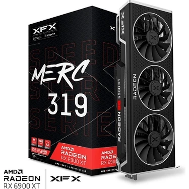 Xfx Speedster Merc 319 Amd Radeon Rx 6900 Xt Black RX-69XTACBD9 16GB Gddr6 256BIT DX12 Ekran