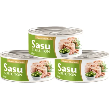 Sasu Jalapeno Biberli Ton Balığı 12X160G Bütün