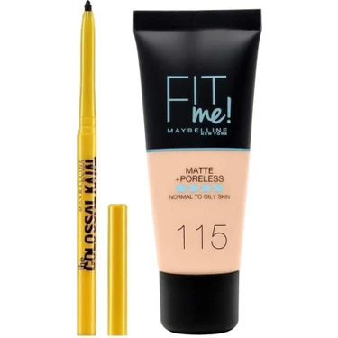 Maybelline Fit Me Matte+Poreless Fondöten 120 Göz Kalemi