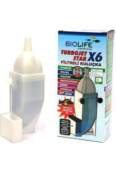Biolife Turbo Fx6 Filtreli Kuluçka Makinesi Beyaz