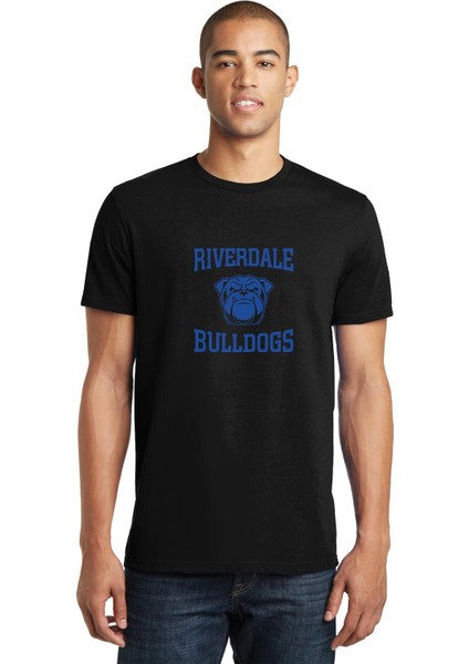 Riverdale Riverdale Bulldogs Logo Baskılı Siyah Erkek Örme Tshirt