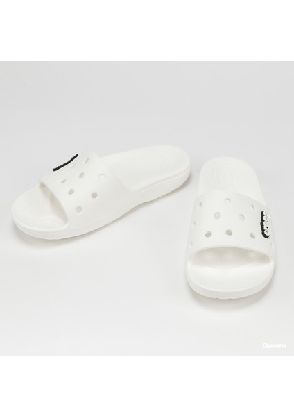 Classic Crocs Slide Beyaz Unisex Terlik 206121-100