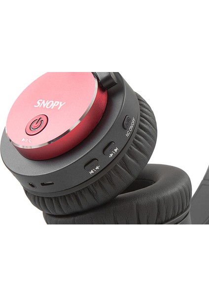 SN-BT41 Noise Cancelling Bluetooth Kulaklık - Kırmızı