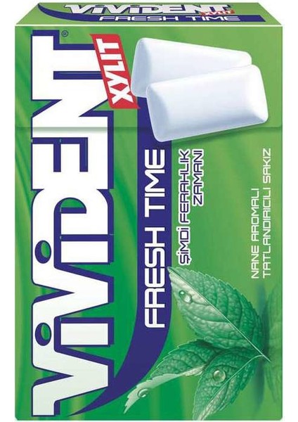 Xylit Fresh Time Aromalı Tatlandırıcılı Sakız 20'li
