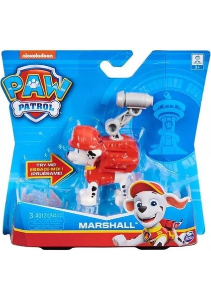 Paw Patrol Aksiyon Paketi Marshall Yavru ve Rozet  6022626-20126394