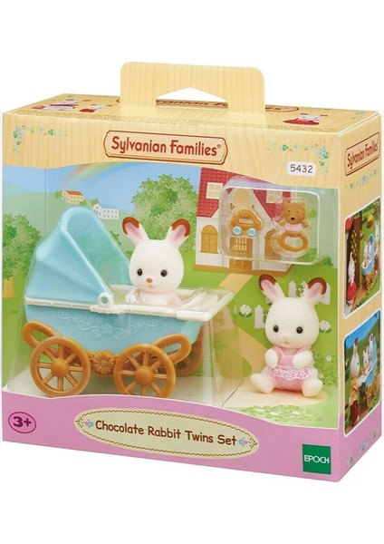 Sylvanian Families Çikolata Kulaklı Ikiz Tavşan Bebek 5432