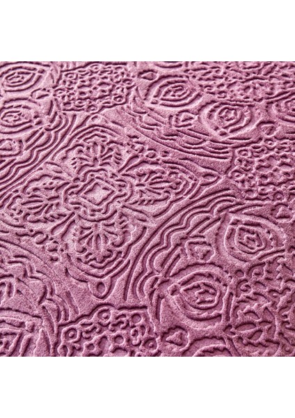 Scala Mürdüm Çift Kişilik Embosy Battaniye