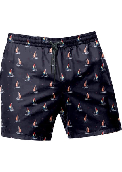 Baba Oğul Deniz Şort B1550/O1240-01 Çok Renkli