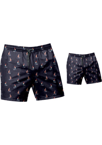 Baba Oğul Deniz Şort B1550/O1240-01 Çok Renkli fiyatları