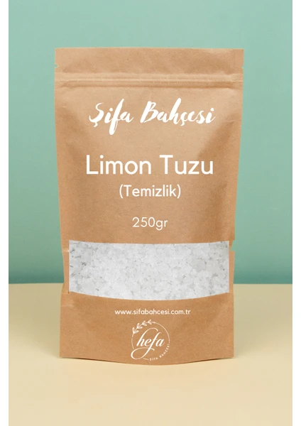 Hefa Şifa Bahçesi Limon Tuzu Temizlik 250 gr