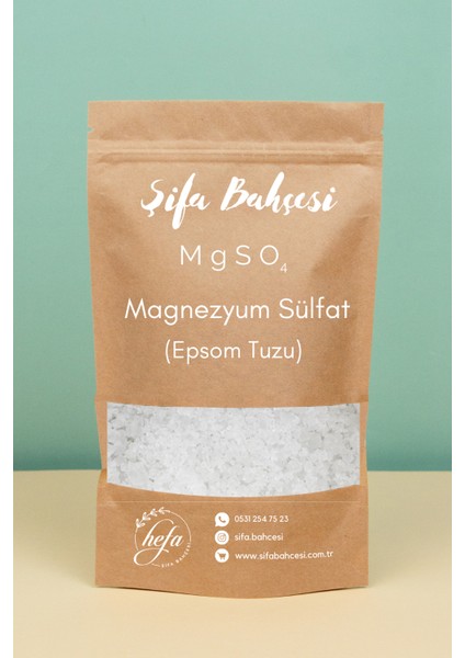 Magnezyum Sülfat 1 kg Ingiliz Tuzu Epsom Tuzu