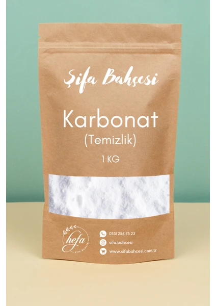 Hefa Şifa Bahçesi Temizlik Amaçlı Karbonat 1 kg