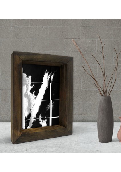 Gift Dekoratif Doğal Masif Ahşap Çerçeve 15 x 20 cm-33