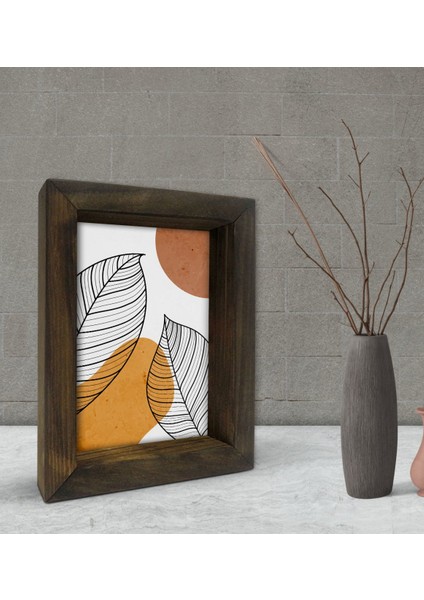 Gift Dekoratif Doğal Masif Ahşap Çerçeve 15 x 20 cm-18