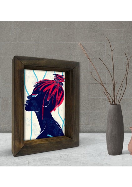 Gift Dekoratif Doğal Masif Ahşap Çerçeve 15 x 20 cm-26