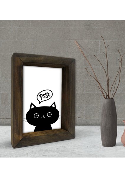 Gift Dekoratif Doğal Masif Ahşap Çerçeve 15 x 20 cm-9