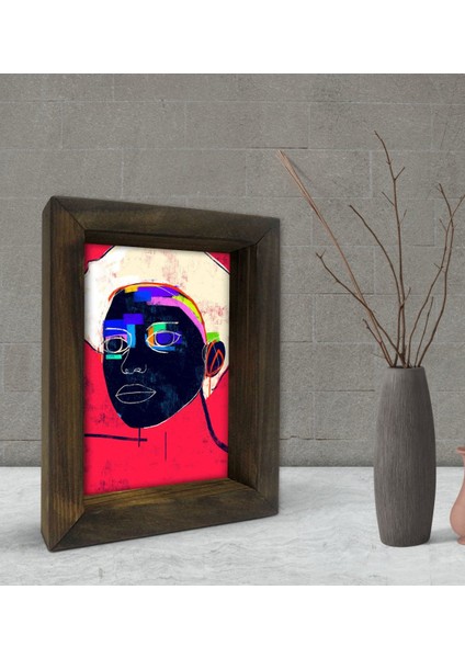 Gift Dekoratif Doğal Masif Ahşap Çerçeve 15 x 20 cm-23