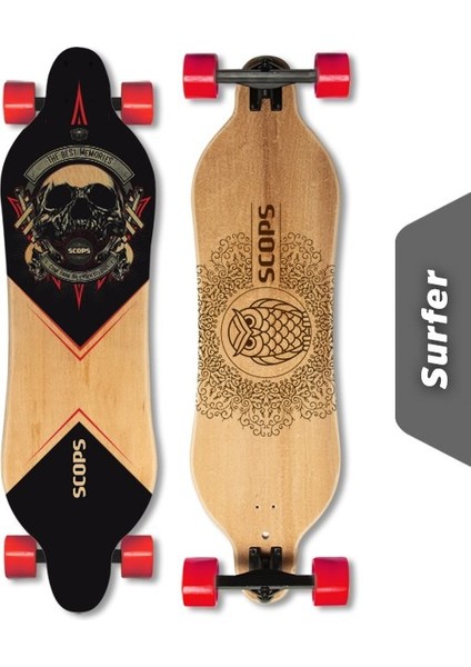 Longboard Skull LS-191