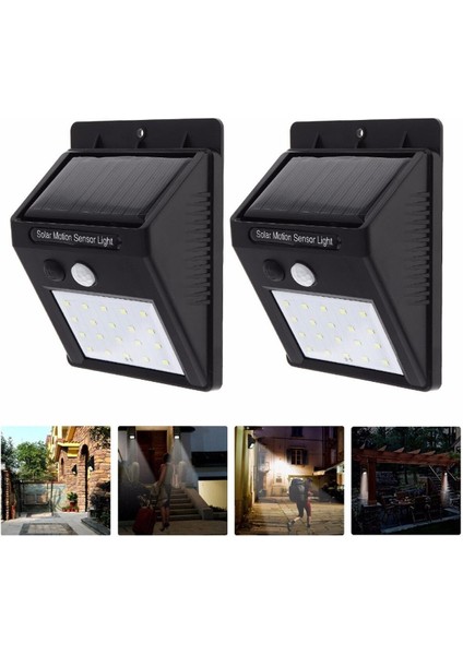 Güneş Enerjili (Solar) 20 Ledli Dış Mekan Aydınlatma Su Geçirmez fiyatları