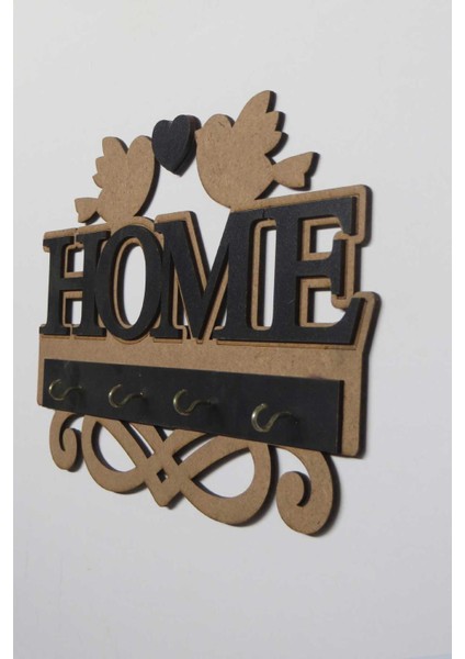 Ahşap Anahtar Askılığı Home Anahtarlık Dekoratif Anahtarlık