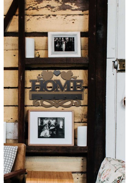 Ahşap Anahtar Askılığı Home Anahtarlık Dekoratif Anahtarlık