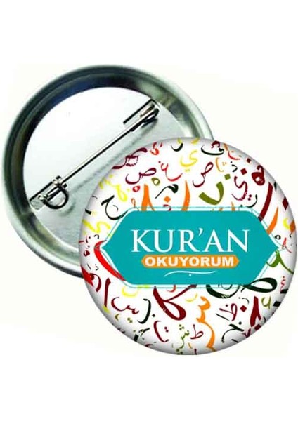 Kuran Okuyorum Öğrenci Rozeti 20 Adet