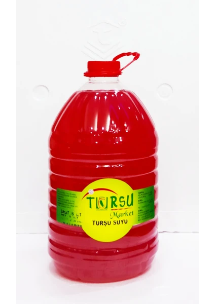 Turşu Market Günlük Doğal Katkısız Turşu Suyu 5 Lt Acısız