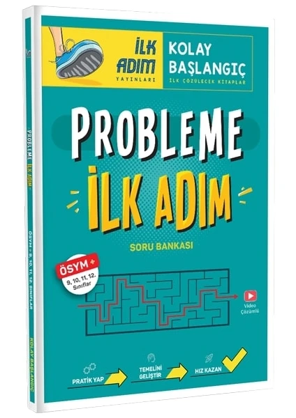 İlk Adım Yayınları Tonguç Akademi  Probleme  (9-10-11 ve 12. Sınıflar İçin Problem Kitabı)