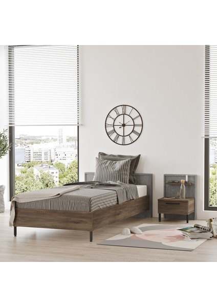 New Home Genç Odası Takımı 2'li Set Beton-Kahve Hm9-Cg fiyatları