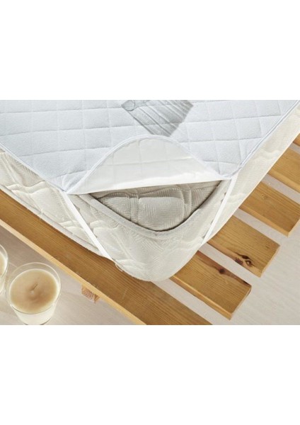Kapitoneli Sıvı Geçirmez Ped 90X190 cm Tek Kişilik Alez